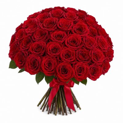 Акция! Розы Красные 51 шт.